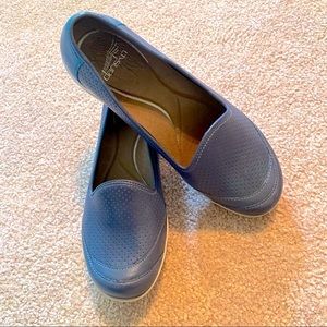 Dansko Marjorie Blue Slip On Shoes